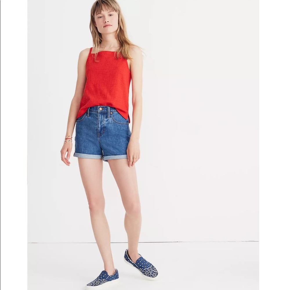 Madewell Apron Tank Top Red size L